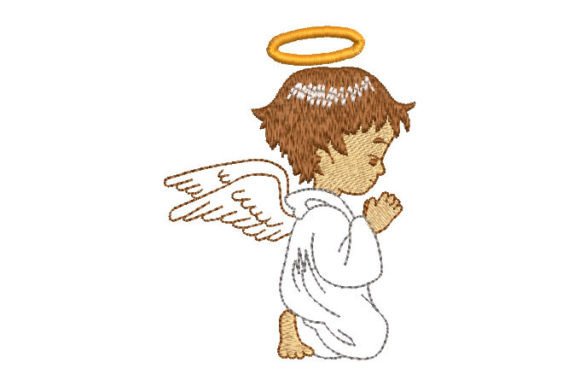 Baby Angel Praying: A Holiday Embroidery Review