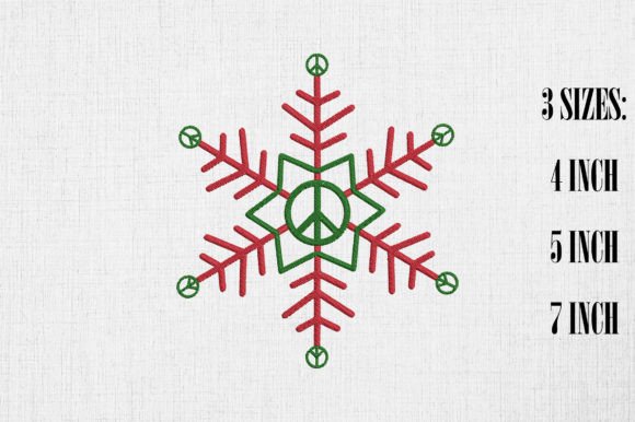 Hippie Peace Symbol Snowflake: A Designer’s Review