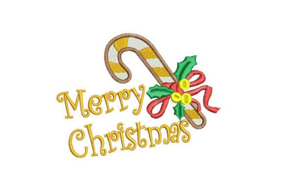 Review: Christmas Candy Cane Embroidery Design