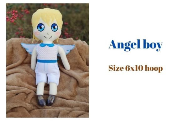 Reviewing Christmas Angel Boy Doll ITH for Apparel