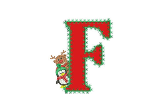 Reviewing Christmas Letter F for Holiday Embroidery