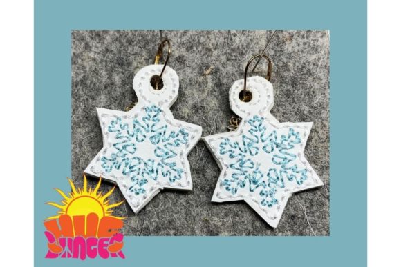 Snowflake Earrings: A Designer’s Take on Festive Stitching